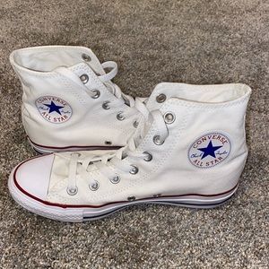 white high top converse